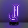 LED Letter lamp J