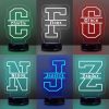 letter naamlamp