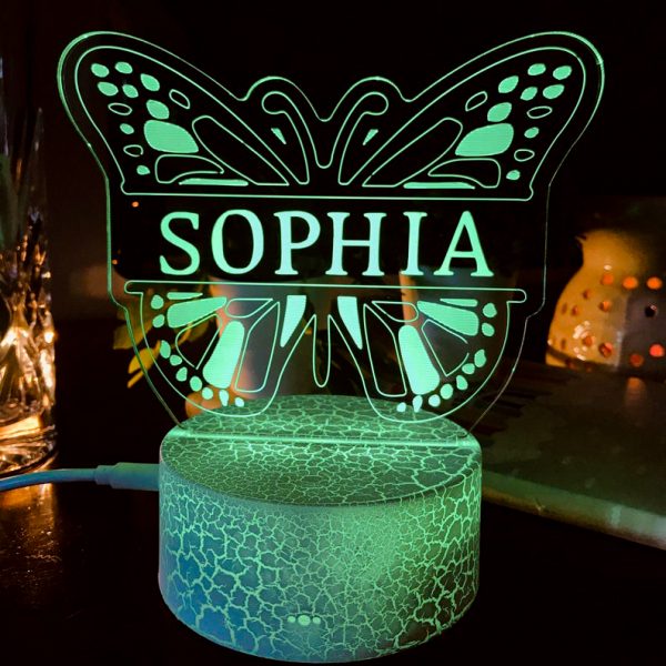 vlinder lamp kinderkamer groen