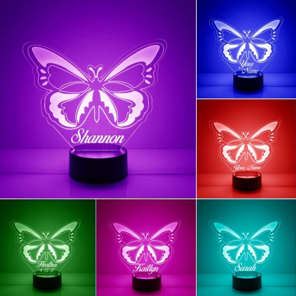 vlinder naamlamp