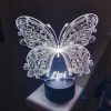 vlinder led lamp wit