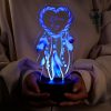 Hartvormige dromenvanger lamp blauw