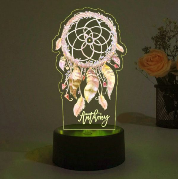 dromenvanger lamp geel