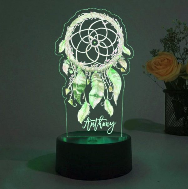 dromenvanger lamp groen