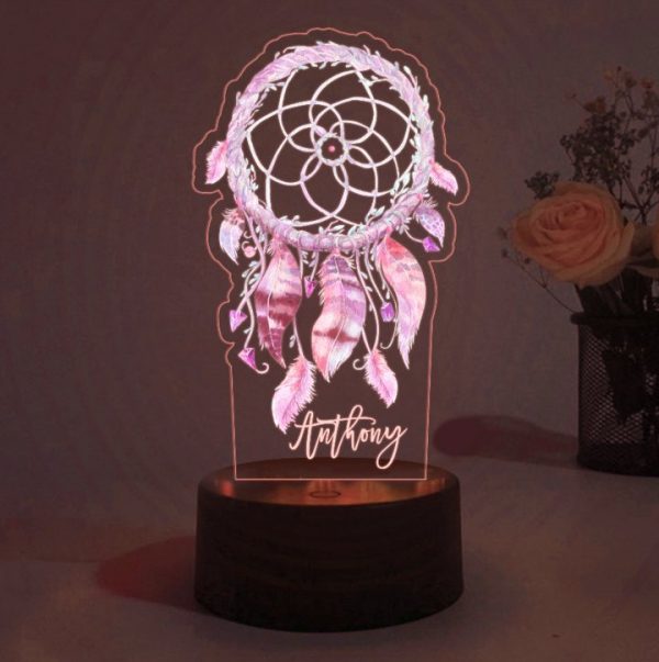 dromenvanger lamp roze