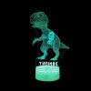 3d-dinosaurus lamp met naam