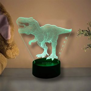 dino nachtlamp met naam