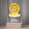 babylamp met naam welpje