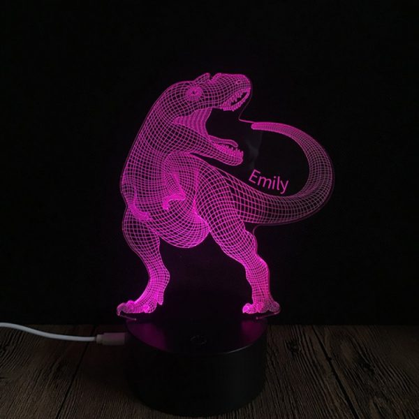 dino 3d naamlamp