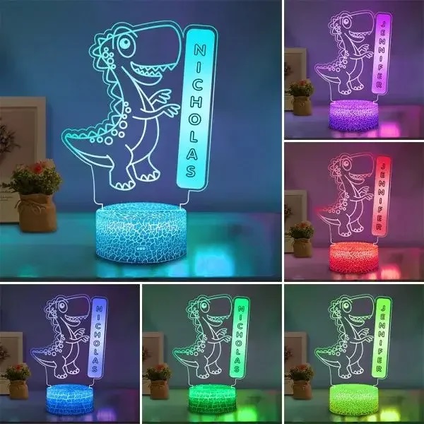 Dino Lampen 1 dino nachtlampje
