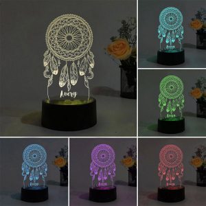 dreamcatcher lampje met naam