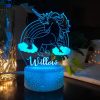 eenhoorn 3d naamlamp