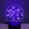 gepersonaliseerde nachtlamp unicorn