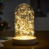 glazen stolp met verlichting
