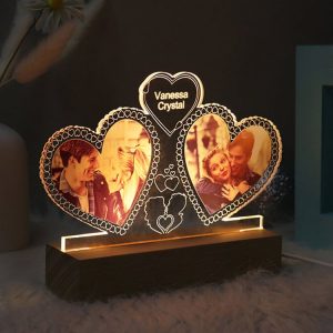 hartjes liefde foto lamp