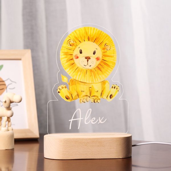 houten babylampje