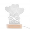 infinity lamp met namen en trouwdatum