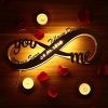 infinity naam lamp verkering