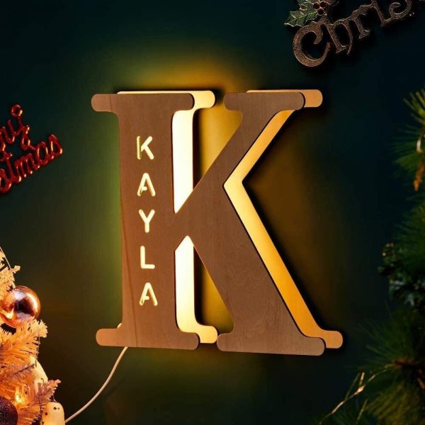 letter k lamp