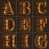 letter lamp a b c d e f g h i