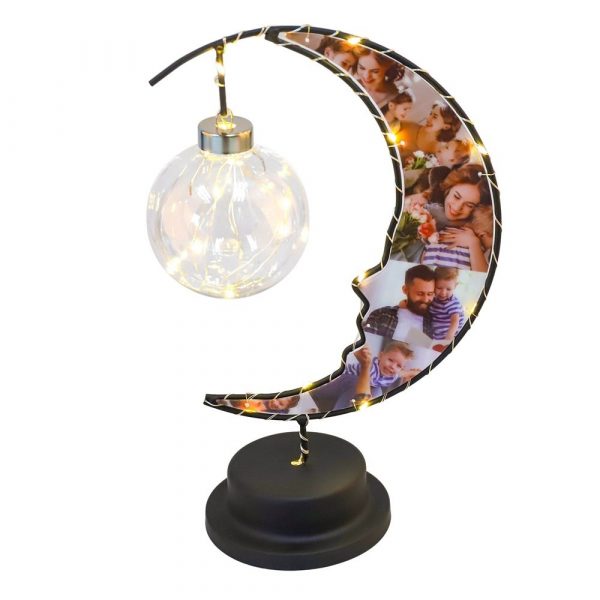 maanlamp met 6 foto's