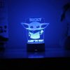 mandalorian baby yoda lamp