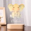 olifant lampje met naam babykamer