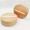 ronde houten led basis