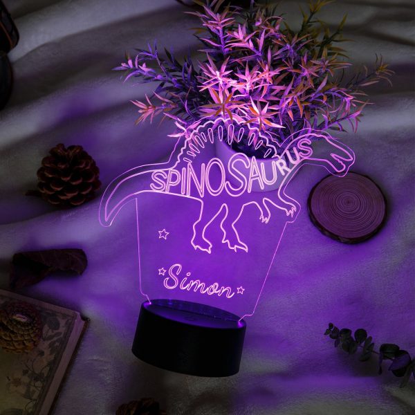 spinosaurus naamlamp