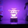 star wars baby yoda 3d lamp