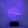 stegosaurus lamp met naam