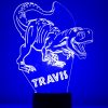 t-rex lamp met naam