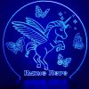 unicorn bureaulamp met naam