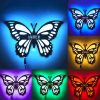 vlinder lamp met naam