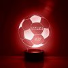 voetbal lamp 3d met naam