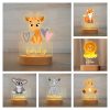 Houten kinderlamp met naam