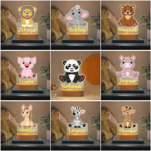 houten lamp naam kind