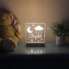 naamlampje baby wolkje maan sterren