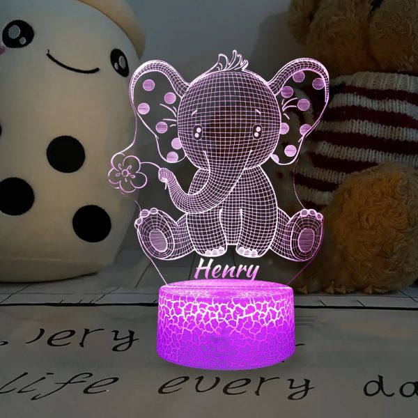 olifant naam lamp baby