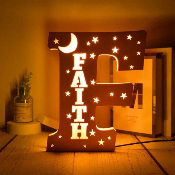 letterlamp letter f