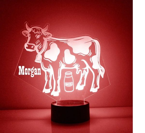 Boerderijdieren lampje koe