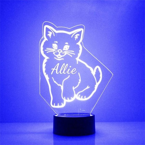 dierenlamp gepersonaliseerd en datum