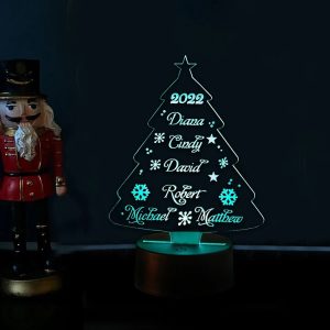 Kerstverlichting gepersonaliseerde naam lamp