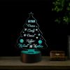 kerstverlichting familie naam lamp