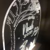 woodland lamp met naam voor kinderkamer