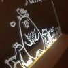 dieren vriendjes personaliseerde nachtlamp met naam