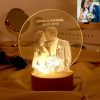 Foto lamp met trouw foto gepersonaliseerd