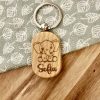 Sleutelhanger met naam olifantje gepersonaliseerd