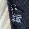 The man! Papa sleutelhanger met naam gepersonaliseerd