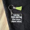 Zelf te personaliseren Vaderdag sleutelhanger met tekst